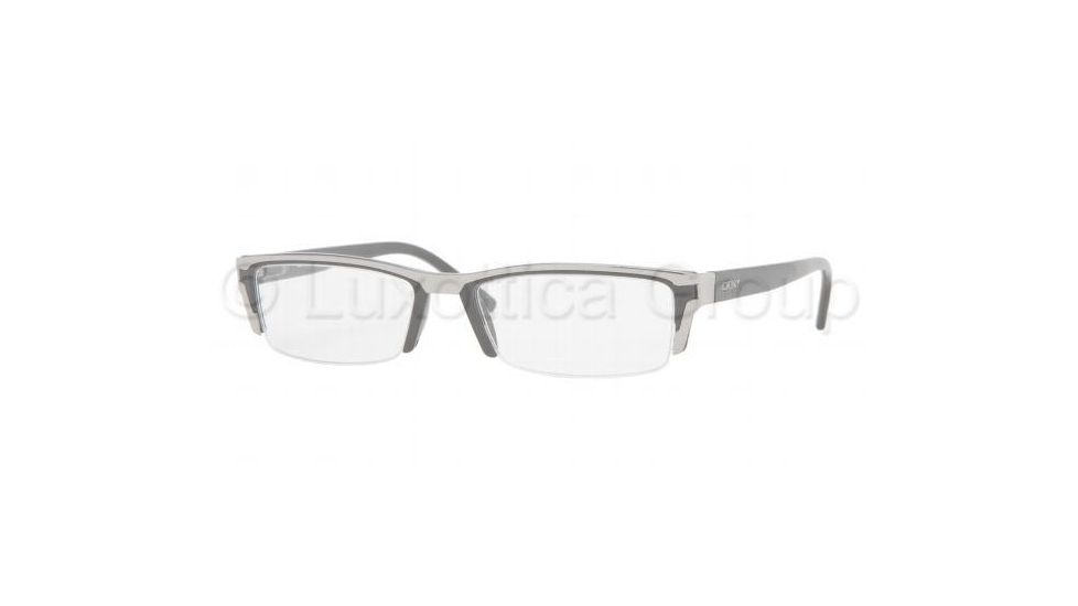 DKNY DY4579 Progressive Eyeglasses - Black Frame / 53 mm Prescription Lenses, 3290-5316