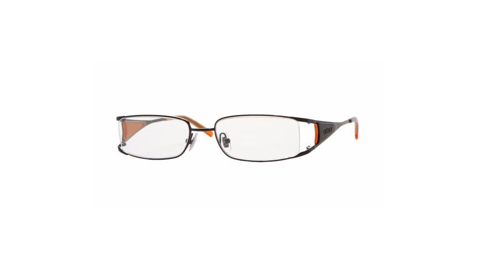 DKNY DY5555 SV Prescription Eyeglasses - Matte Black Frame / 49 mm Prescription Lenses, 1004-4917