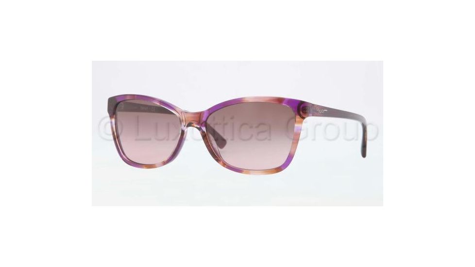 DKNY DY4105 Single Vision Prescription Sunglasses DY4105-359314-5716 - Lens Diameter 57 mm, Frame Color Spotted Pink