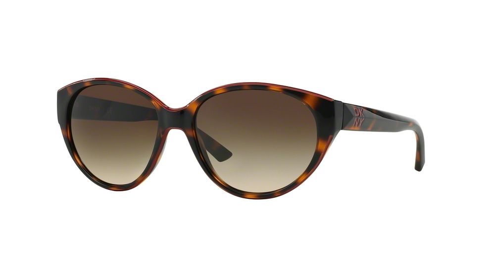 DKNY DY4120 Single Vision Prescription Sunglasses DY4120-301613-57 - Lens Diameter 57 mm, Frame Color Dark Tortoise