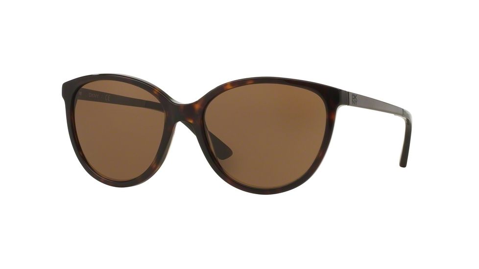 DKNY DY4138 Progressive Prescription Sunglasses DY4138-369573-57 - Lens Diameter 57 mm, Frame Color Dark Tortoise/satin Gunmetal