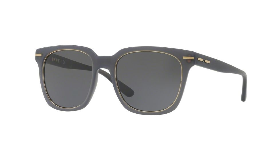 DKNY DY4141 Progressive Prescription Sunglasses DY4141-371987-52 - Lens Diameter 52 mm, Frame Color Matte Grey