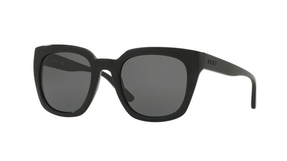 DKNY DY4144 Progressive Prescription Sunglasses DY4144-368887-52 - Lens Diameter 52 mm, Frame Color Black