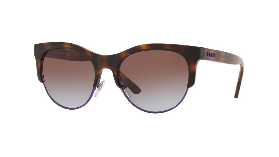 DKNY DY4160 Bifocal Prescription Sunglasses DY4160-377468-56 - Lens Diameter 56 mm, Frame Color Shiny Dark Tortoise