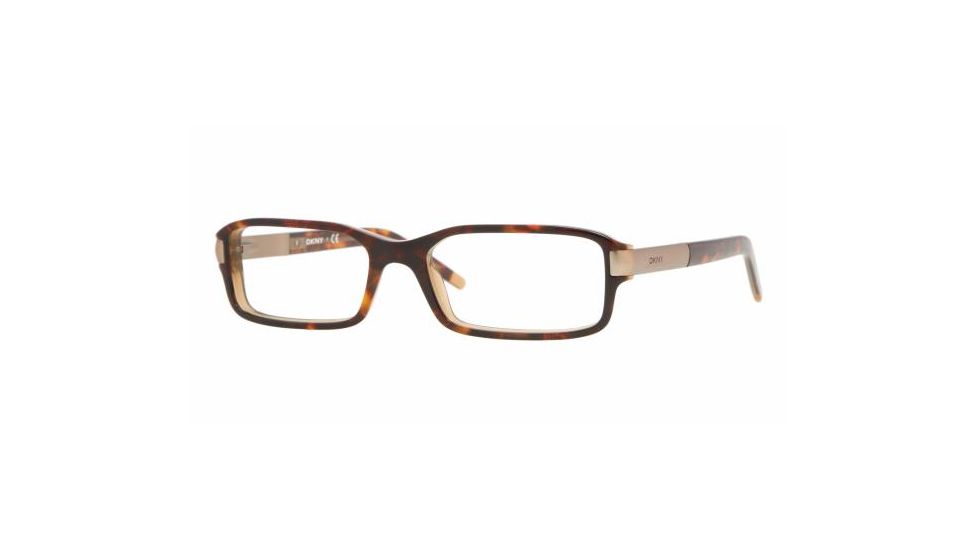DKNY DY4604 #3456 - Top Havana On Hazelnut Demo Lens Frame