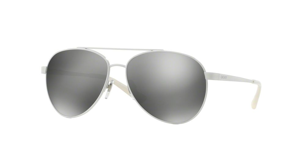 DKNY DY5082 Progressive Prescription Sunglasses DY5082-10596G-59 - Lens Diameter 59 mm, Frame Color White
