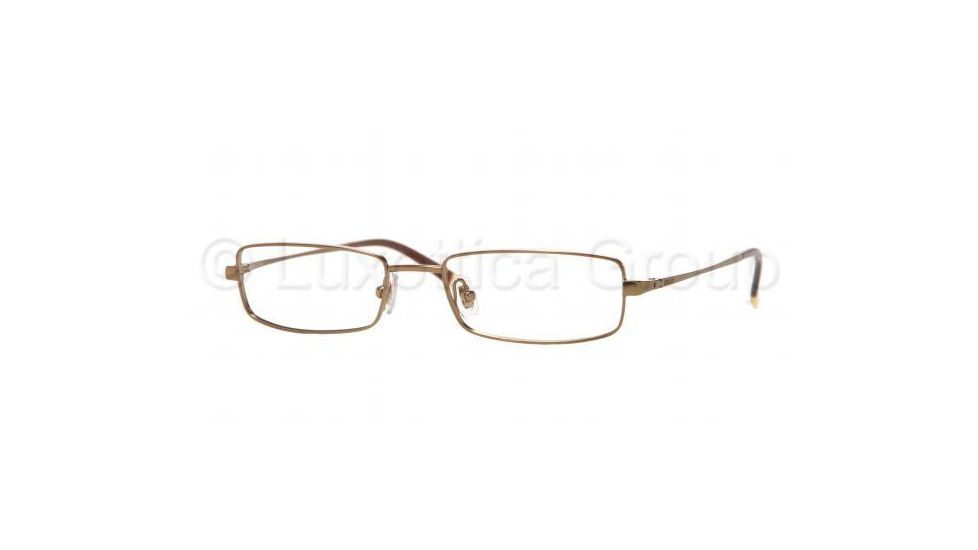 DKNY DY5564 Progressive Eyeglasses - Matte Brass Demo Lens Frame w/ 52 mm Diameter Lenses, 1074-5217