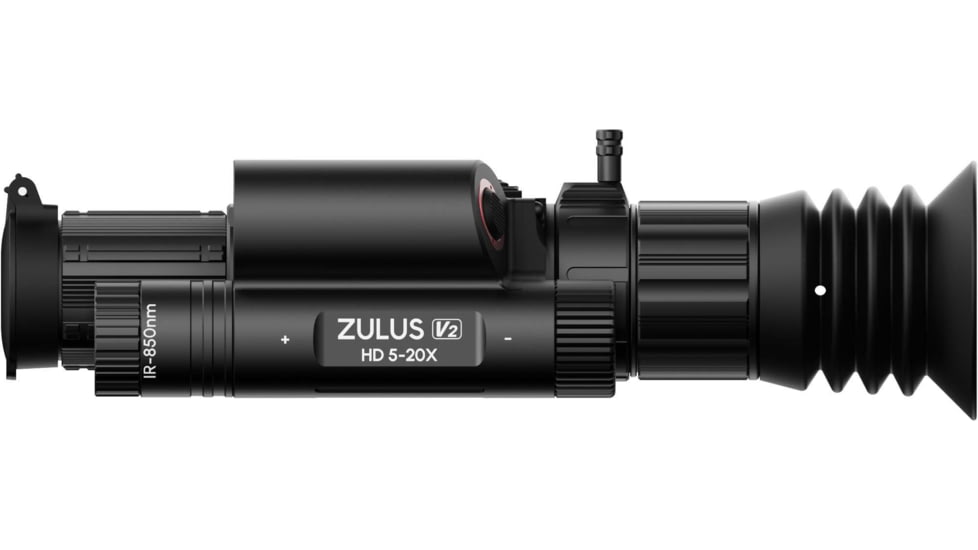 DNT Optics Zulus HD 5-20x V2 Digital Night Vision Riflescope w/ Laser Rangefinder