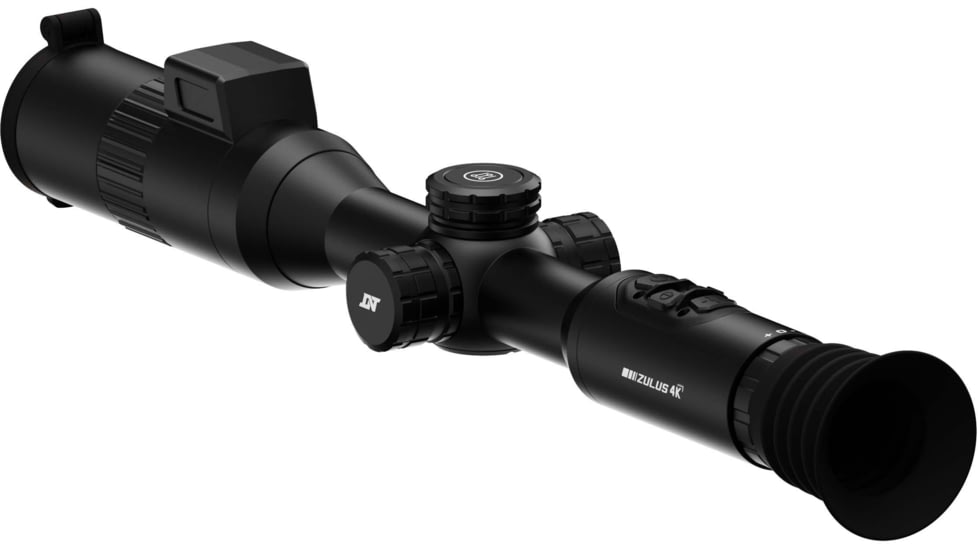 DNT Optics Zulus 4K 3-24x50mm Night Vision Riflescope w/Laser Rangefinder and DNT Ballistic Engine, Black, ZT4K324R