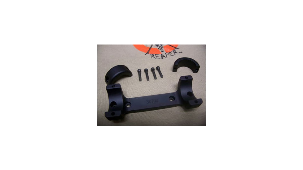 DNZ Products Game Reaper Scope Mount - Browning A Bolt Super Short Action, High Ring, 1 in Tube, Black Matte, 64500