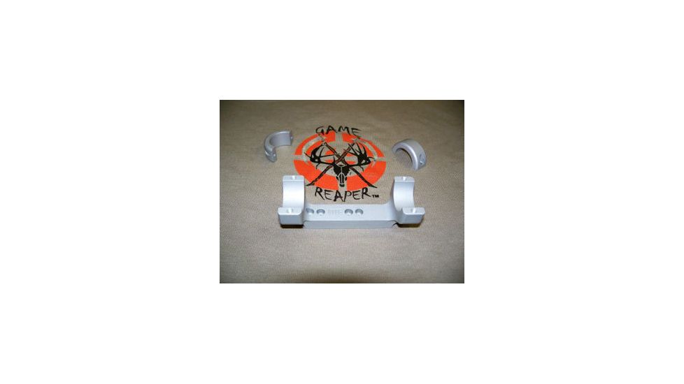 DNZ Products Game Reaper Scope Mount - Browning X Bolt Long Action, High Ring, 1 in Tube, Silver, 92500s