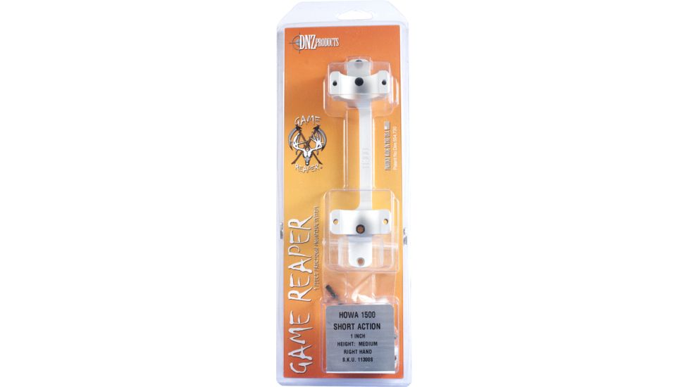 DNZ Products Game Reaper Scope Mount - Howa 1500 Short Action, Medium Ring, 1 in Tube, Silver, 11300S
