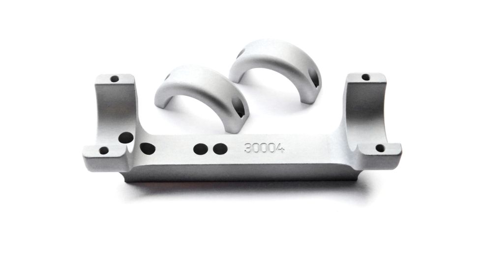 DNZ Products Game Reaper Scope Mount - T/C Encore Omega, Extra High Ring, 1 in Tube, Silver, 10007S