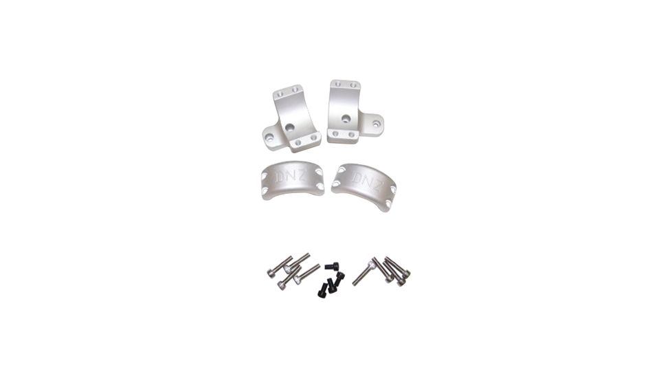 DNZ Products Hunt Masters Two Piece Mounts - Howa/Mossberg/Remington 700, Medium Ring, 1 in Tube, 4 Screws, Silver, 701TM2S