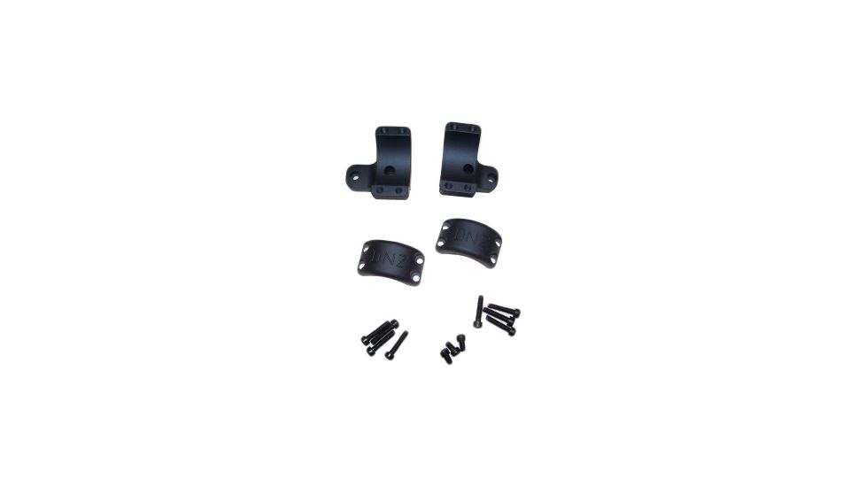 DNZ Products Hunt Masters Two Piece Mounts - Howa/Mossberg/Remington 700, Low Ring, 1 in Tube, 4 Screws, Black Matte, 701TL2