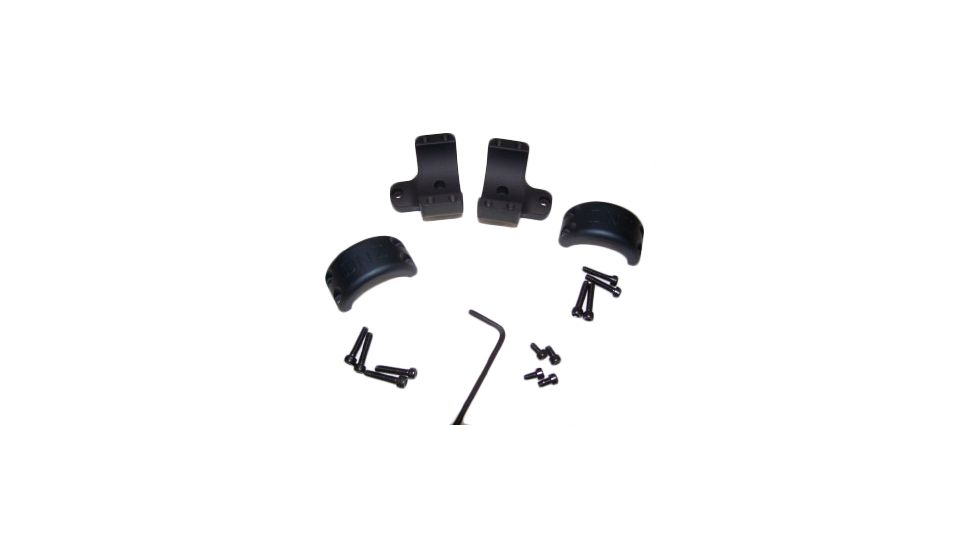 DNZ Products Hunt Masters Two Piece Mounts - Savage Flatback 2003 And Older, Low Ring, 30 mm Tube, 4 Screws, Black Matte, 2SF3TL