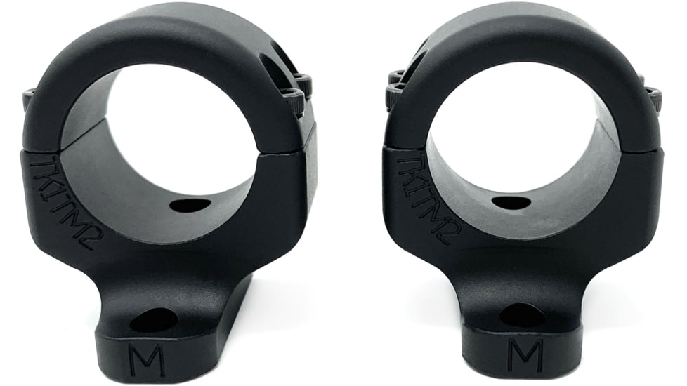 DNZ Products Hunt Masters Two Piece Mounts - Tikka T3/T3X, Low Ring, 1 in Tube, 4 Screws, Black Matte, TK1TL2