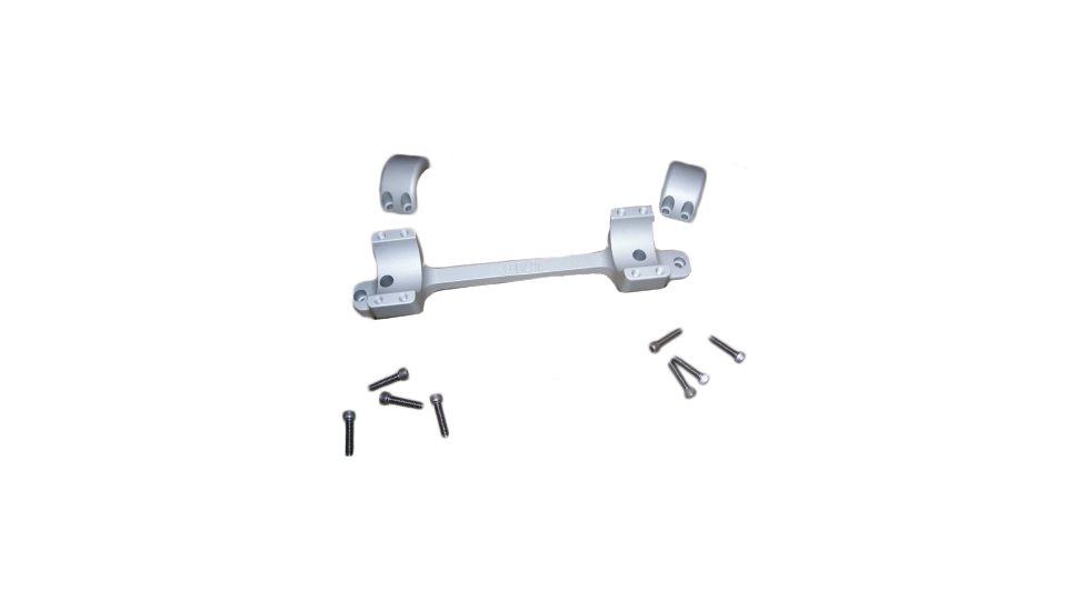 DNZ Products Game Reaper Scope Mount - Tikka T3 Tactical, Medium Ring, 1 in Tube, Silver, 20550TS