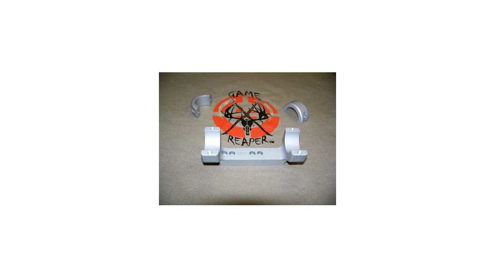 DNZ Products Game Reaper Scope Mount - Remington Model 7, Medium Ring, 30 mm Tube, Silver, 67700s