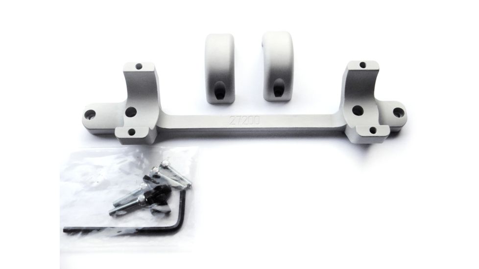 DNZ Products Game Reaper Scope Mount - Savage All Round Receiver Long Action, Medium Ring, Right Hand, 30 mm Tube, Silver, 31200