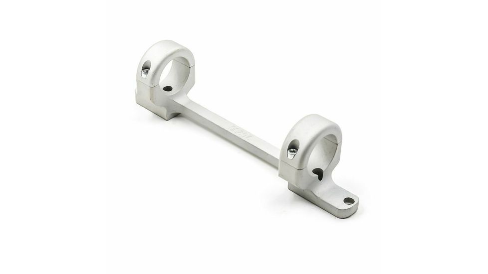 DNZ Products Game Reaper Scope Mount - Savage Flat Back Receiver, Long Action, Ambidextrous Hand, Low Ring, 1 in Tube, Silver, 22200S