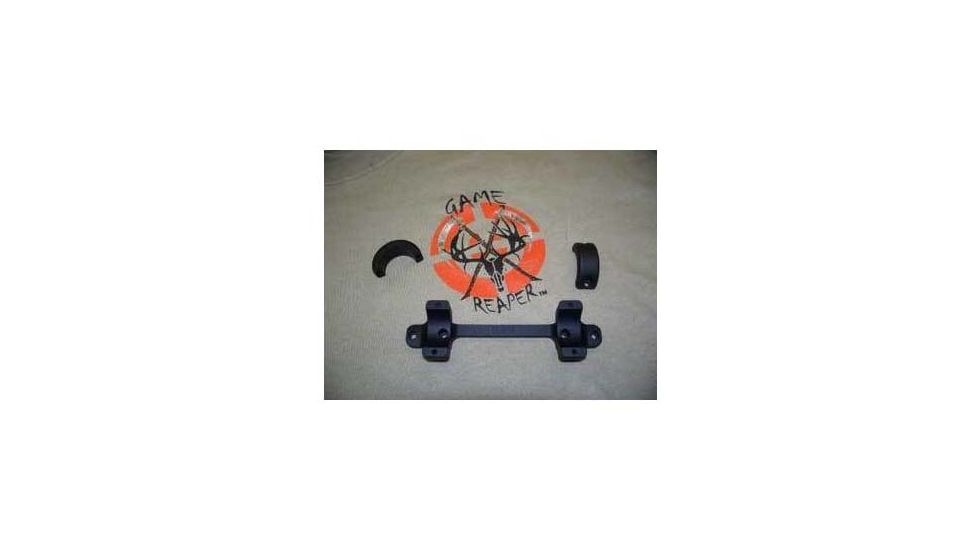 DNZ Products Game Reaper Scope Mount - Tikka T3, Low Ring, 1 in Tube, Black Matte, 14550