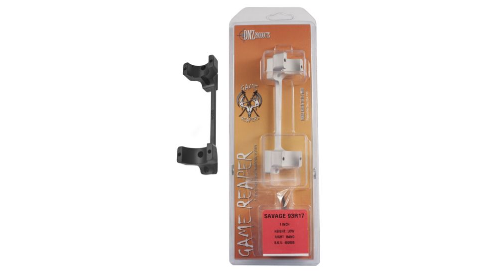 DNZ Savage 93R17 1 Inch Scope Tube, Black, Silver