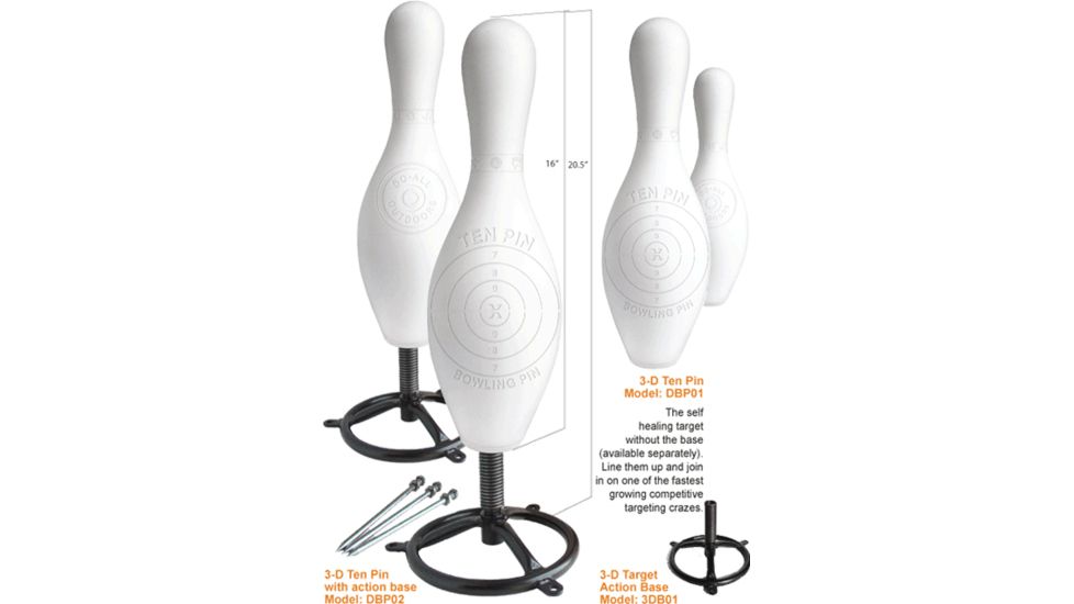 Do All Outdoors 3-D Ten Pin full size bowling pin DBP01