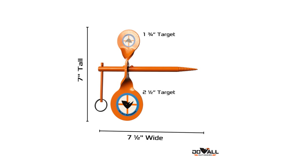 Do All Outdoors Double Tree Spinner, Orange, 0.22, TS22D
