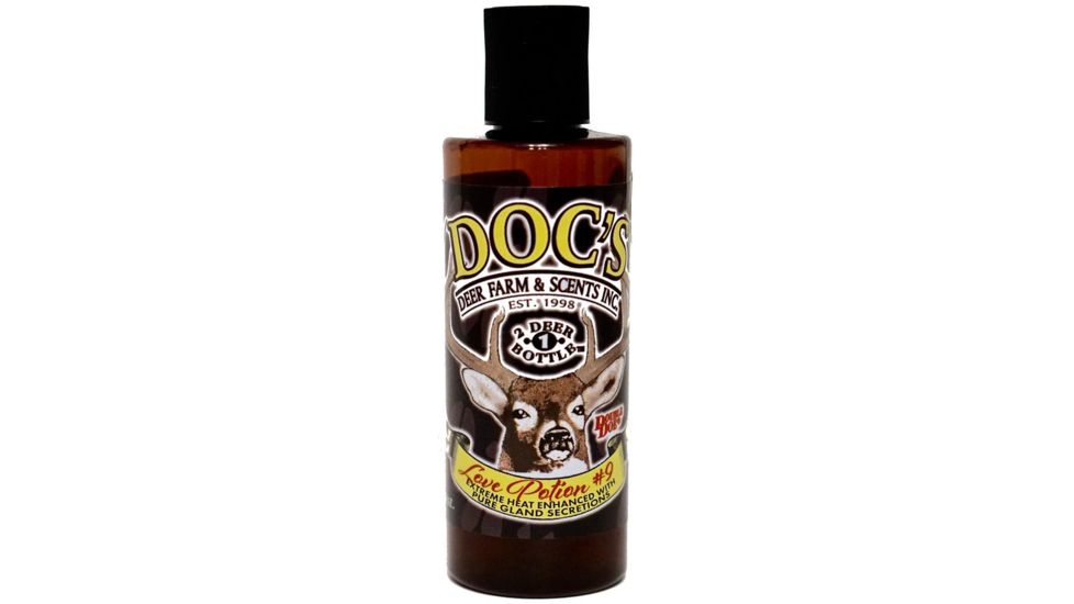 Docs Deer Scent Docs Love Potion No. 9 Urine, Black, 4 oz., FS-91000