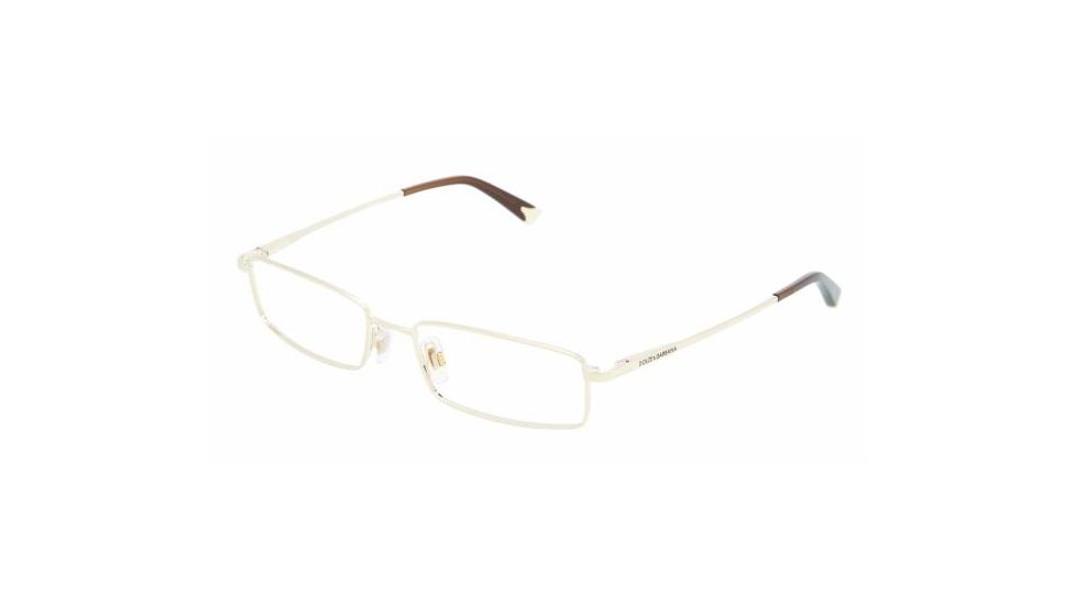 Dolce&amp;Gabbana DG1208 Bifocal Eyeglasses - Pale Gold Demo Lens Frame / 52 mm Prescription Lenses, 466-5217