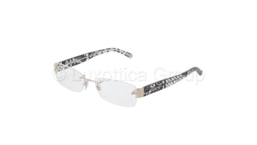 Dolce&amp;Gabbana DG1218 Bifocal Prescription Eyeglasses 1077-5217 - Pale Gold 