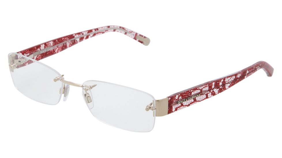 Dolce&amp;Gabbana DG1218 Bifocal Prescription Eyeglasses 1079-5217 - Pale Gold