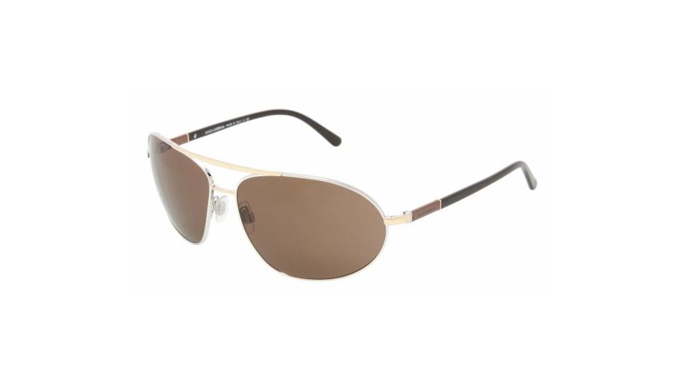 Dolce &amp; Gabanna DG2074 #024/33 - Silver Crystal Brown Frame