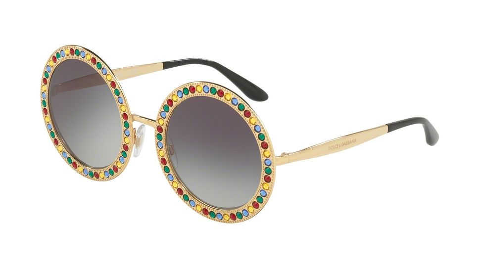 Dolce&amp;Gabbana DG2170B Progressive Prescription Sunglasses DG2170B-02-8G-51 - Lens Diameter 51 mm, Frame Color Gold