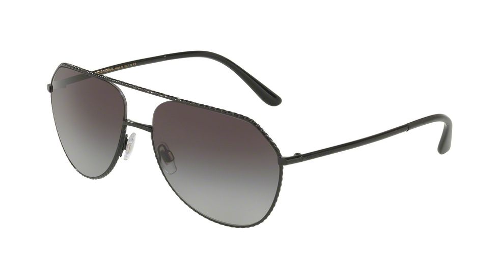 Dolce&amp;Gabbana DG2191 Bifocal Prescription Sunglasses DG2191-01-8G-59 - Lens Diameter 59 mm, Frame Color Black