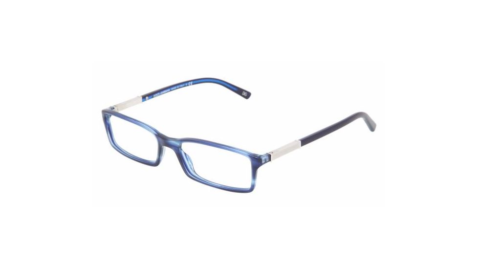 Dolce &amp; Gabanna DG3096 #1731 - Striped Blue Frame, Demo Lens Lenses