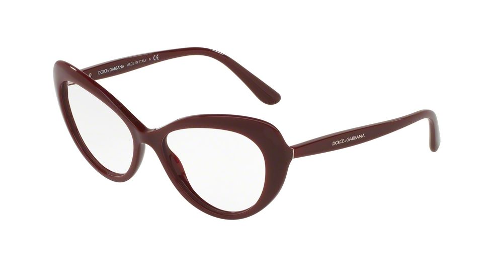 Dolce&amp;Gabbana DG3264 Eyeglass Frames 3091-52 - Bordeaux Frame