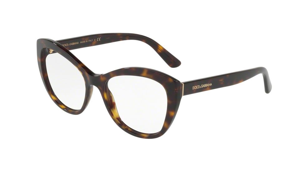 Dolce&amp;Gabbana DG3284F Eyeglass Frames 502-53 - Havana Frame