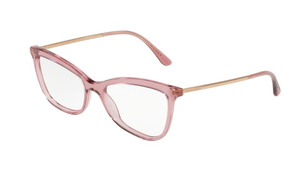 Dolce&amp;Gabbana DG3286 Eyeglass Frames 3148-52 - Transparente Pink Frame