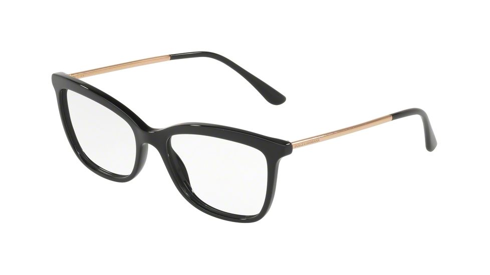 Dolce&amp;Gabbana DG3286 Eyeglass Frames 501-52 - Black Frame