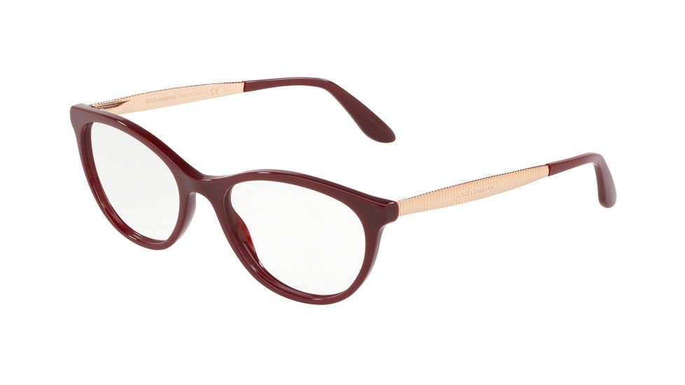 Dolce&amp;Gabbana DG3310 Eyeglass Frames 3091-52 - Bordeaux