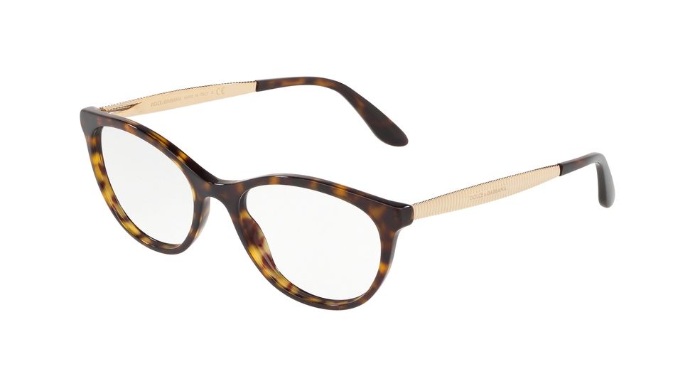 Dolce&amp;Gabbana DG3310 Eyeglass Frames 502-52 - Havana
