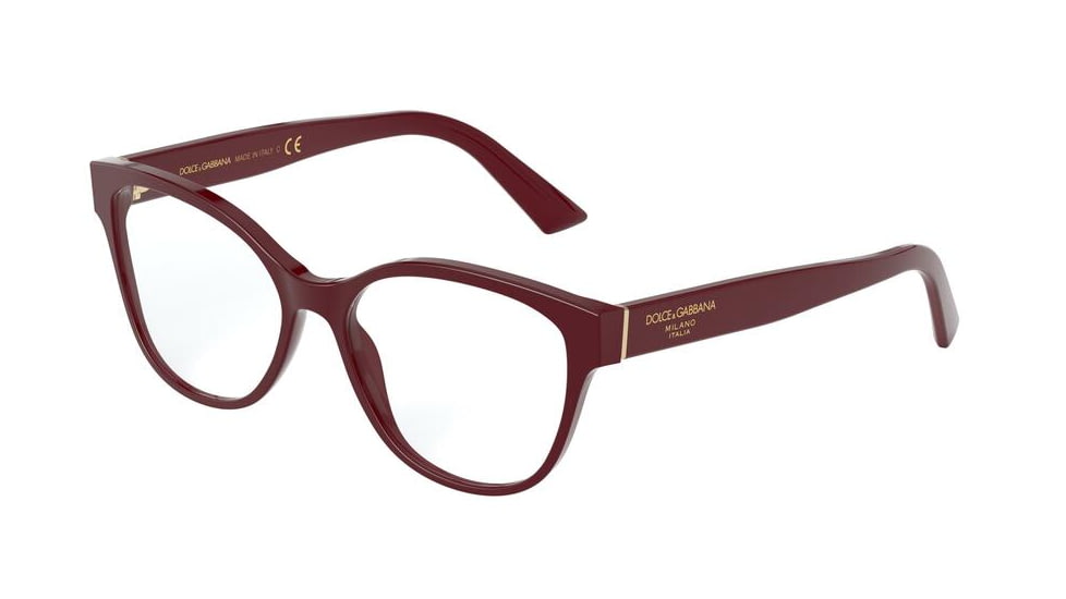 Dolce&amp;Gabbana DG3322F Eyeglass Frames 3091-54 - Bordeaux
