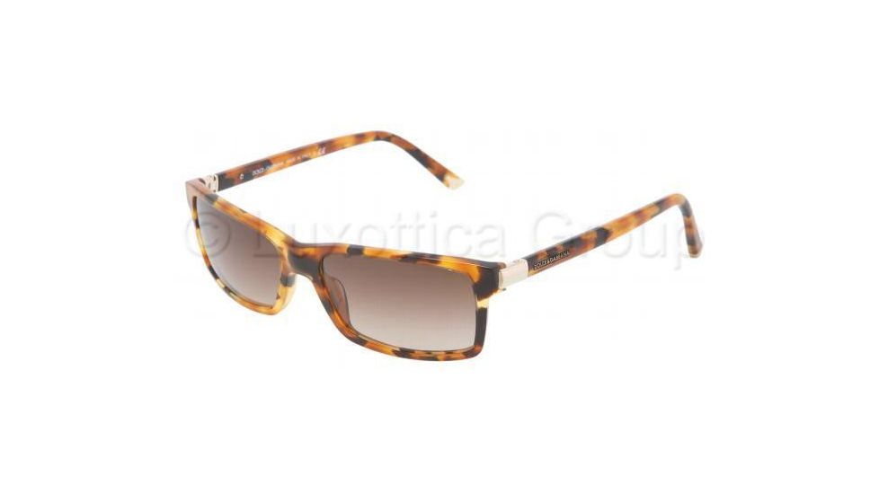 Dolce&amp;Gabbana DG4122 Sunglasses 623/13-5716 - Light Havana Brown Gradient