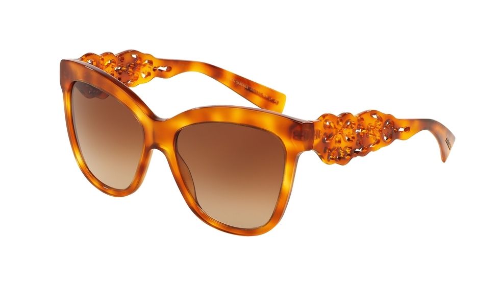Dolce&amp;Gabbana DG4264 Bifocal Prescription Sunglasses DG4264-512-13-55 - Lens Diameter 55 mm, Frame Color Blonde Havana
