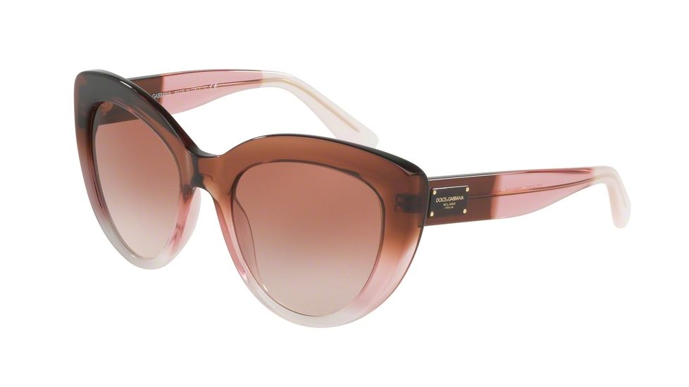 Dolce&amp;Gabbana DG4287 Bifocal Prescription Sunglasses DG4287-306013-53 - Lens Diameter 53 mm, Frame Color Bordeaux Grad/pink/powder