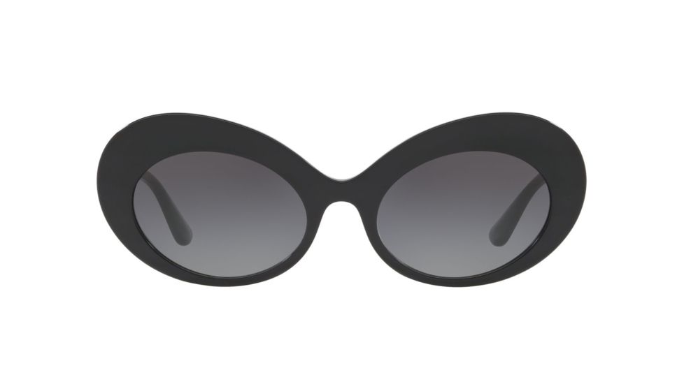 Dolce&amp;Gabbana DG4345F Bifocal Prescription Sunglasses, 55mm, Black, DG4345F-501-8G-55-BI
