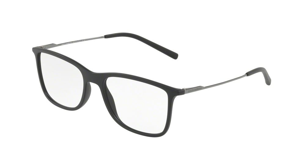 Dolce&amp;Gabbana DG5024 Bifocal Prescription Eyeglasses, 53mm, Matte Black, DG5024-9256-53-BI