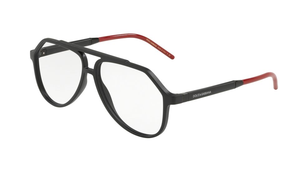 Dolce&amp;Gabbana DG5038 Bifocal Prescription Eyeglasses 2525-56 - Matte Black Frame